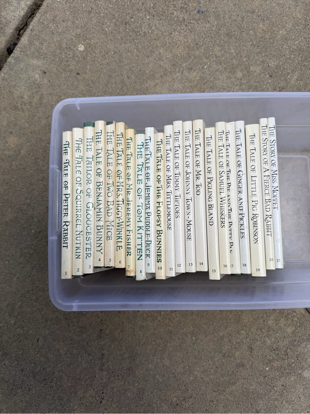 Beatrix Potter’s "Peter Rabbit" series,